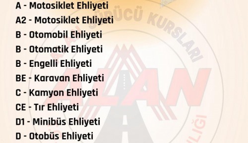 Ehliyet - Sürücü Kursu
